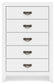 Binterglen Twin Panel Bed, Dresser, Mirror, Chest and Nightstand