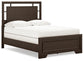 Covetown Full Panel Bed with Mirrored Dresser and Nightstand