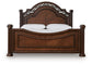 Lavinton King Poster Bed with Mirrored Dresser