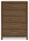 Cabalynn Queen Upholstered Bed with Mirrored Dresser, Chest and Nightstand
