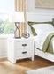 Binterglen King Panel Bed with Mirrored Dresser and Nightstand