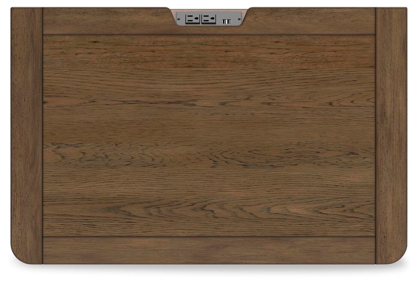 Cabalynn King Panel Bed with Storage with Mirrored Dresser and Nightstand