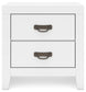 Binterglen Full Panel Bed with Mirrored Dresser and Nightstand