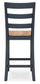 Gesthaven Counter Height Dining Table and 2 Barstools