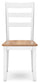 Gesthaven Dining Table and 2 Chairs
