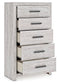 Cayboni Twin Panel Bed, Dresser, Mirror, Chest and Nightstand