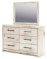 Lawroy Queen Panel Storage Bed, Dresser, Mirror, Chest and Nightstand