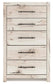 Lawroy Queen Panel Storage Bed, Dresser, Mirror, Chest and Nightstand
