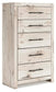 Lawroy Queen Panel Storage Bed, Dresser, Mirror, Chest and Nightstand