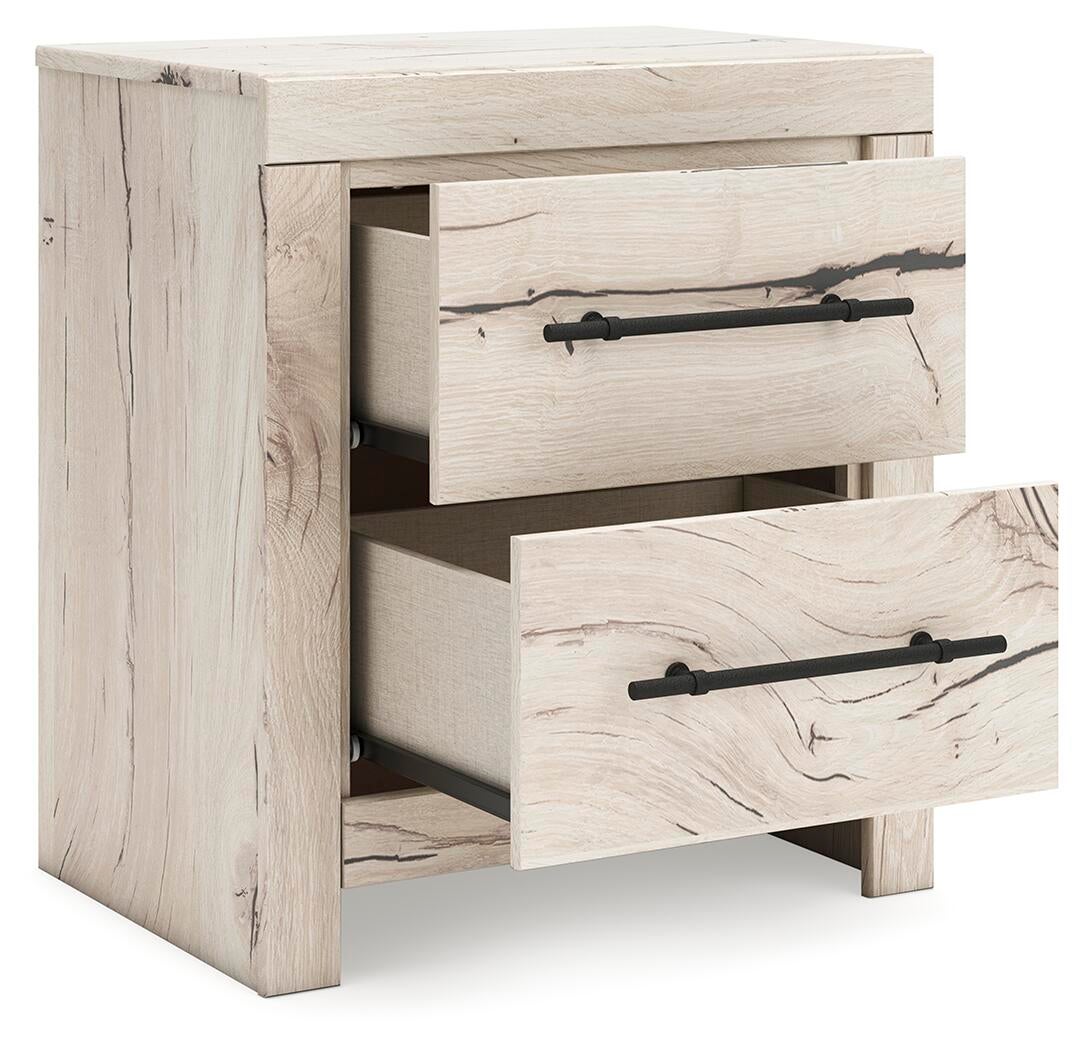 Lawroy Queen Panel Storage Bed, Dresser, Mirror, Chest and Nightstand