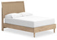 Cielden Full Panel Bed with Mirrored Dresser