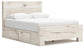 Lawroy Queen Panel Bed with Storage, Dresser, Mirror, Chest and Nightstand
