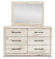 Lawroy King Panel Bed, Dresser, Mirror, Chest and Nightstand