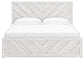 Cayboni King Panel Bed, Dresser, Mirror, Chest and Nightstand