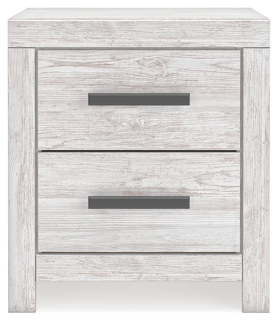 Cayboni King Panel Bed, Dresser, Mirror, Chest and Nightstand