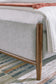 Lyncott King Upholstered Bed with Mirrored Dresser