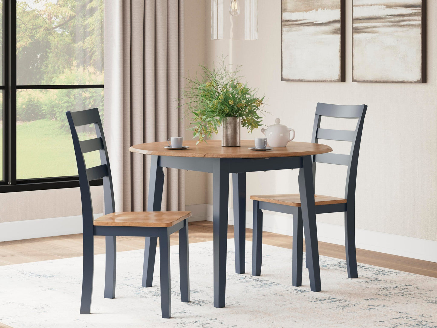 Gesthaven Dining Table and 2 Chairs
