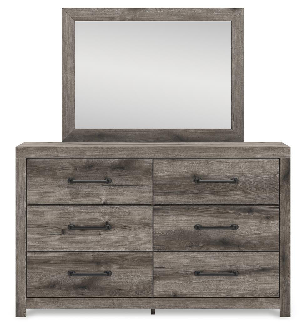 Urbanoore Full Panel Bed, Dresser and Mirror