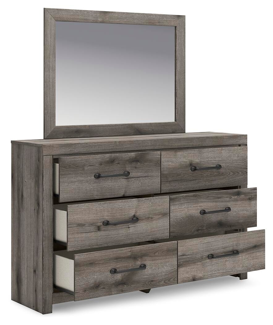 Urbanoore Full Panel Bed, Dresser and Mirror