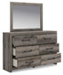 Urbanoore Full Panel Bed, Dresser and Mirror