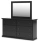 Maribel King Panel Bed, Dresser and Mirror