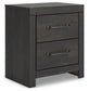 Delmorta Full Panel Bed with Storage, Dresser, Mirror, Chest and Nightstand