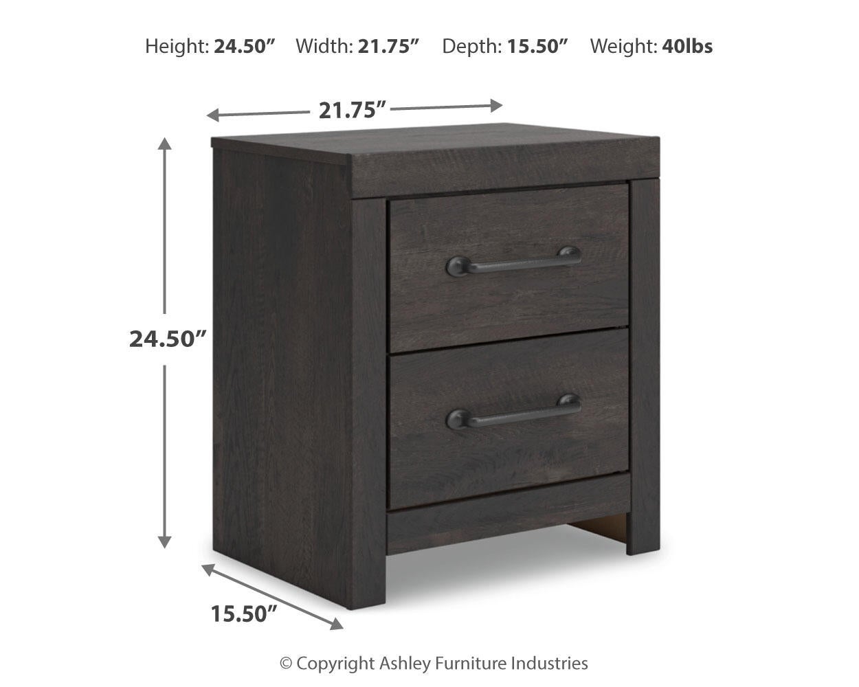 Delmorta Full Panel Bed with Storage, Dresser, Mirror, Chest and Nightstand
