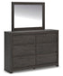 Parlayon Queen Panel Storage Bed, Dresser, Mirror, Chest and Nightstand