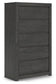Parlayon Queen Panel Storage Bed, Dresser, Mirror, Chest and Nightstand