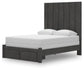 Parlayon Queen Panel Storage Bed, Dresser, Mirror, Chest and Nightstand