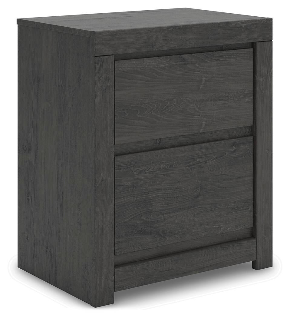Parlayon Queen Panel Storage Bed, Dresser, Mirror, Chest and Nightstand