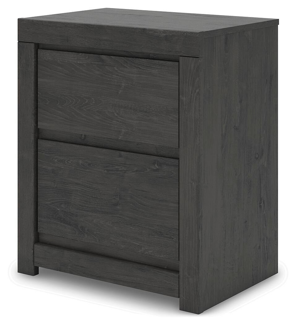 Parlayon Queen Panel Storage Bed, Dresser, Mirror, Chest and Nightstand