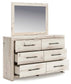 Lawroy Full Panel Bed, Dresser and Mirror
