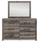 Urbanoore Full Panel Bed with Storage, Dresser, Mirror, Chest and Nightstand