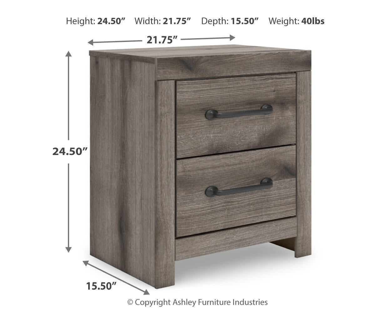 Urbanoore Full Panel Bed with Storage, Dresser, Mirror, Chest and Nightstand