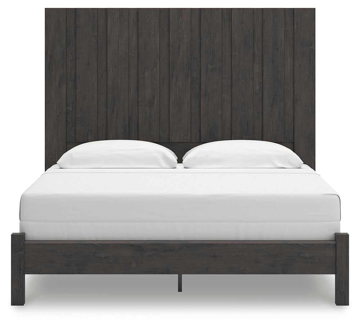Parlayon King Panel Bed, Dresser, Mirror and Nightstand