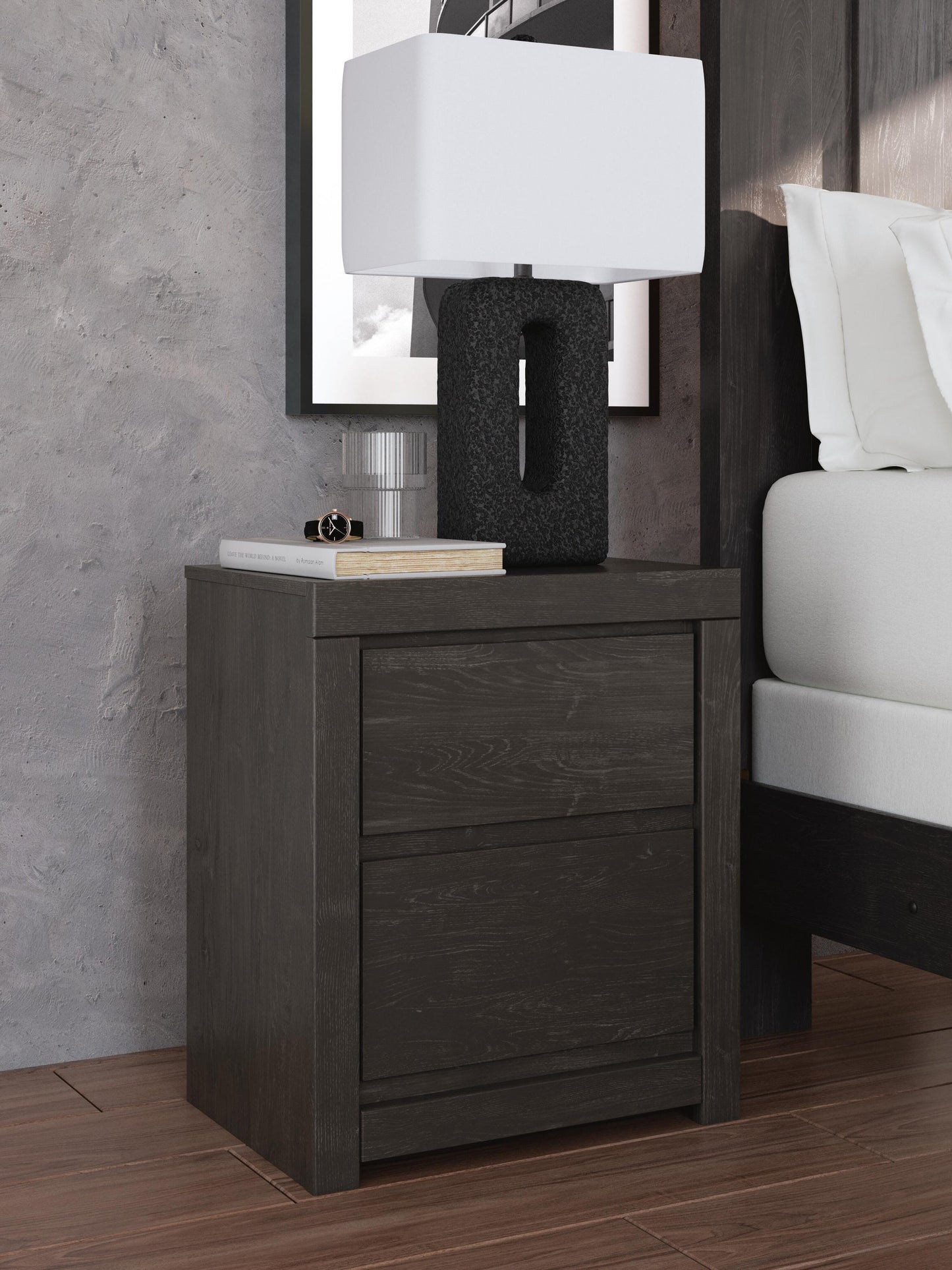 Parlayon King Panel Bed, Dresser, Mirror and Nightstand