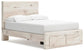 Lawroy Full Panel Storage Bed, Dresser, Mirror and Nightstand