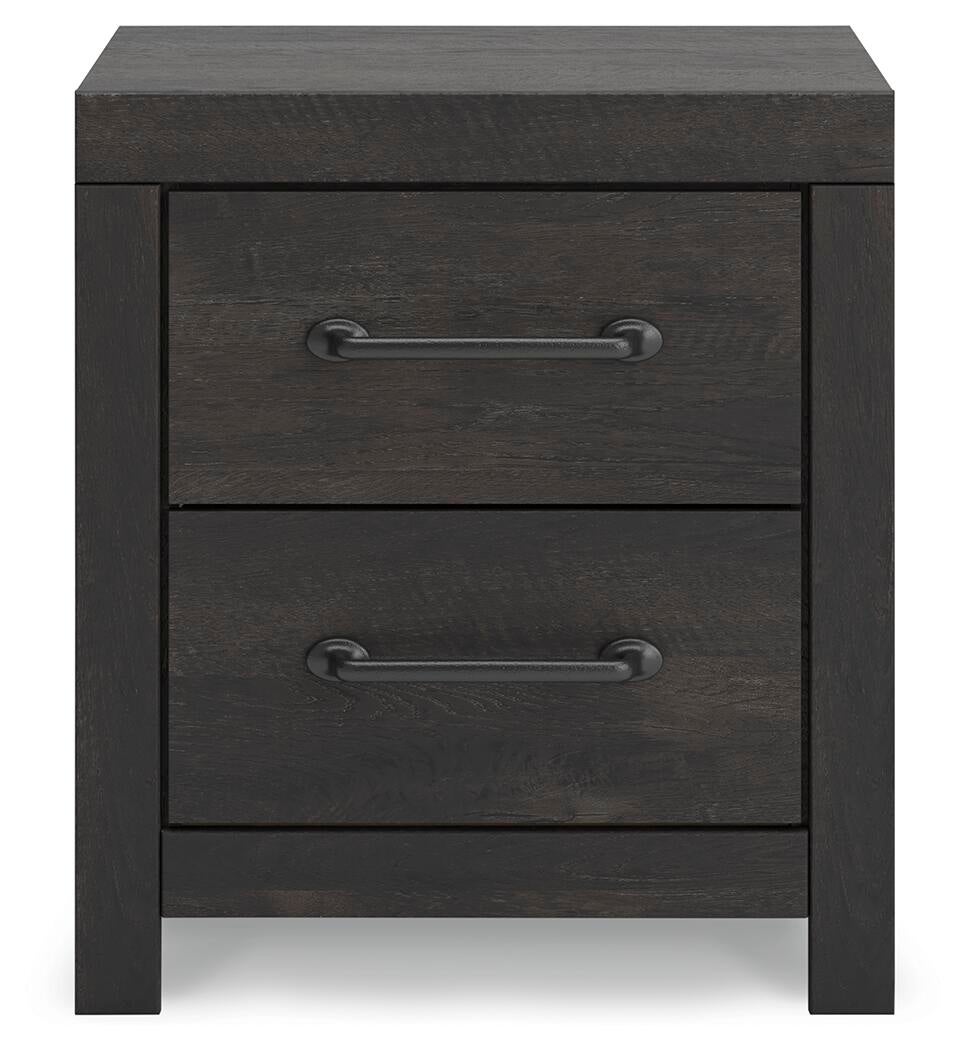 Delmorta Twin Panel Bed, Dresser, Mirror, Chest and Nightstand