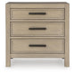 Calmoro King Bookcase Bed with Mirrored Dresser and Nightstand