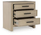 Calmoro King Bookcase Bed with Mirrored Dresser and Nightstand