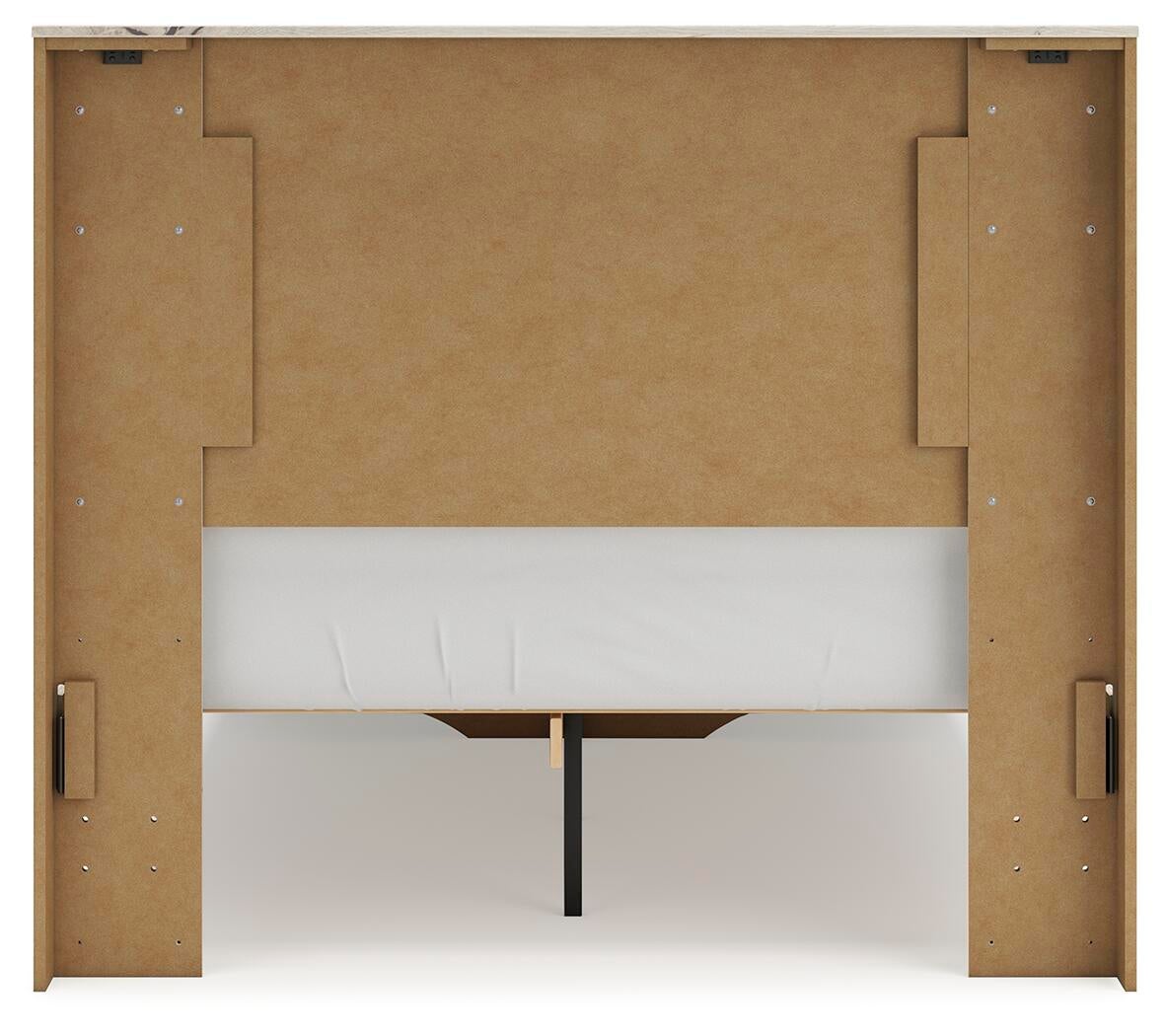 Lawroy Full Panel Storage Bed, Dresser and Mirror