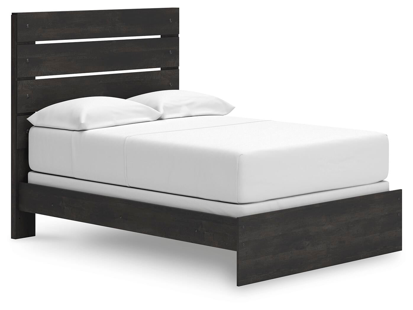 Delmorta Full Panel Bed, Dresser and Mirror