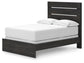 Delmorta Full Panel Bed, Dresser and Mirror