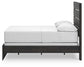 Delmorta Full Panel Bed, Dresser and Mirror