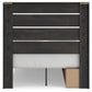 Delmorta Full Panel Storage Bed, Dresser, Mirror and Nightstand
