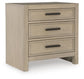 Calmoro Queen Bookcase Bed with Mirrored Dresser and Nightstand