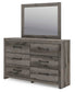 Urbanoore King Panel Bed, Dresser, Mirror and Nightstand