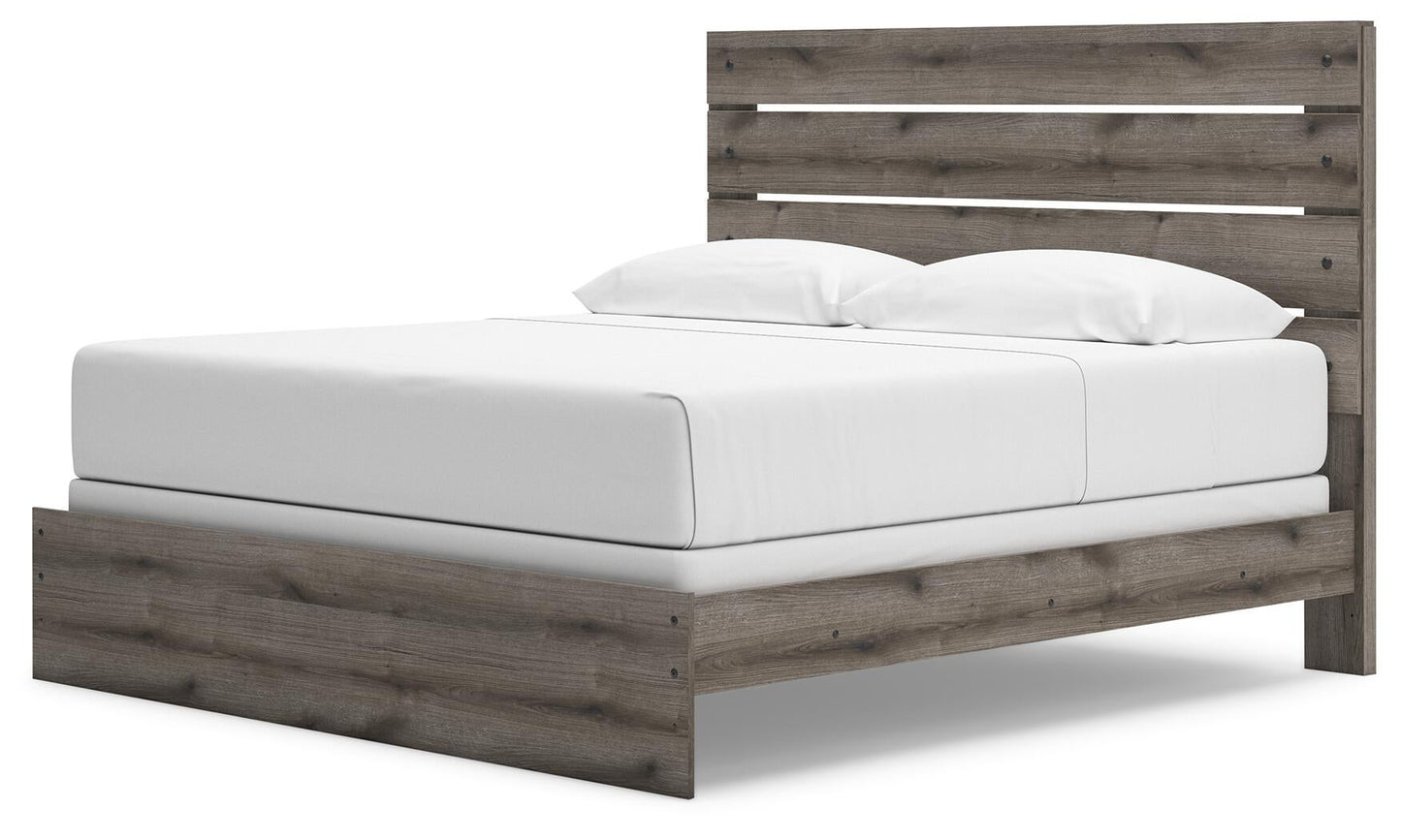 Urbanoore King Panel Bed, Dresser, Mirror and Nightstand