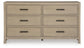 Calmoro King Bookcase Bed with Mirrored Dresser